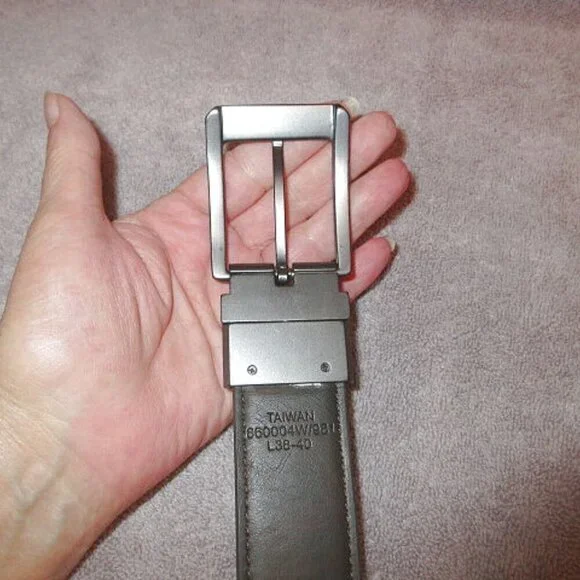 Mossy Oak Mens Leather Camo Belt Size L Pewter Buckle Hunting Western Casual - Picture 4 of 11